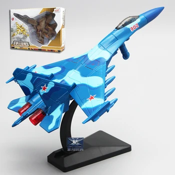 Su 35 Fighter Alloy Model Acousto-optic Pull Back Airplane Model with Display Stand Children Adult Aircraft Aviation Toy Model
Su 35 Fighter Alloy Model Acousto-optic Pull Back Airplane Model with Display Stand Children Adult Aircraft Aviation Toy Model