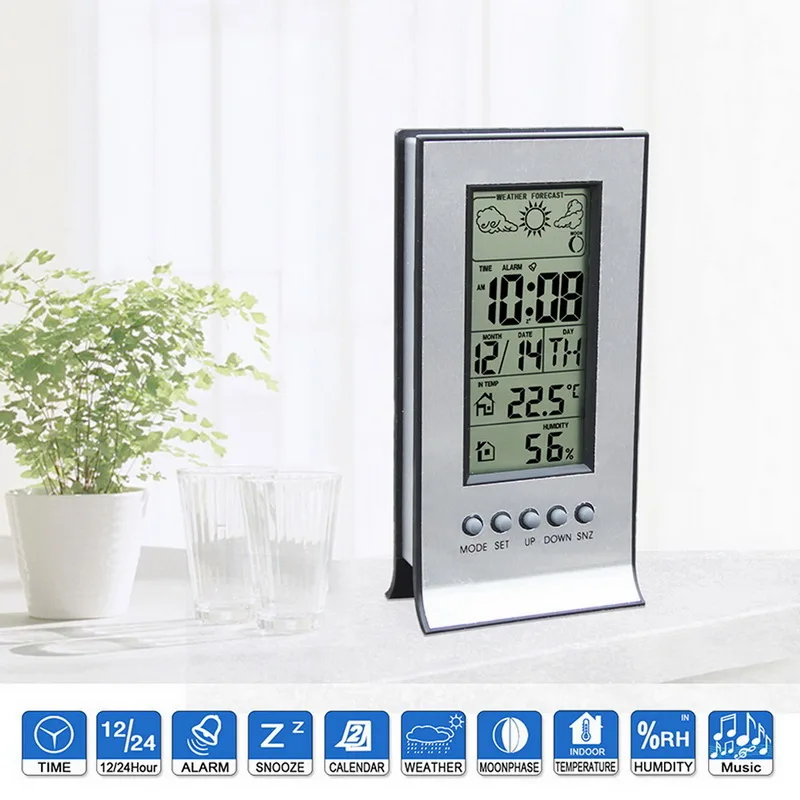Generic Electronic Thermometer Hygrometer Digital Room Humidity