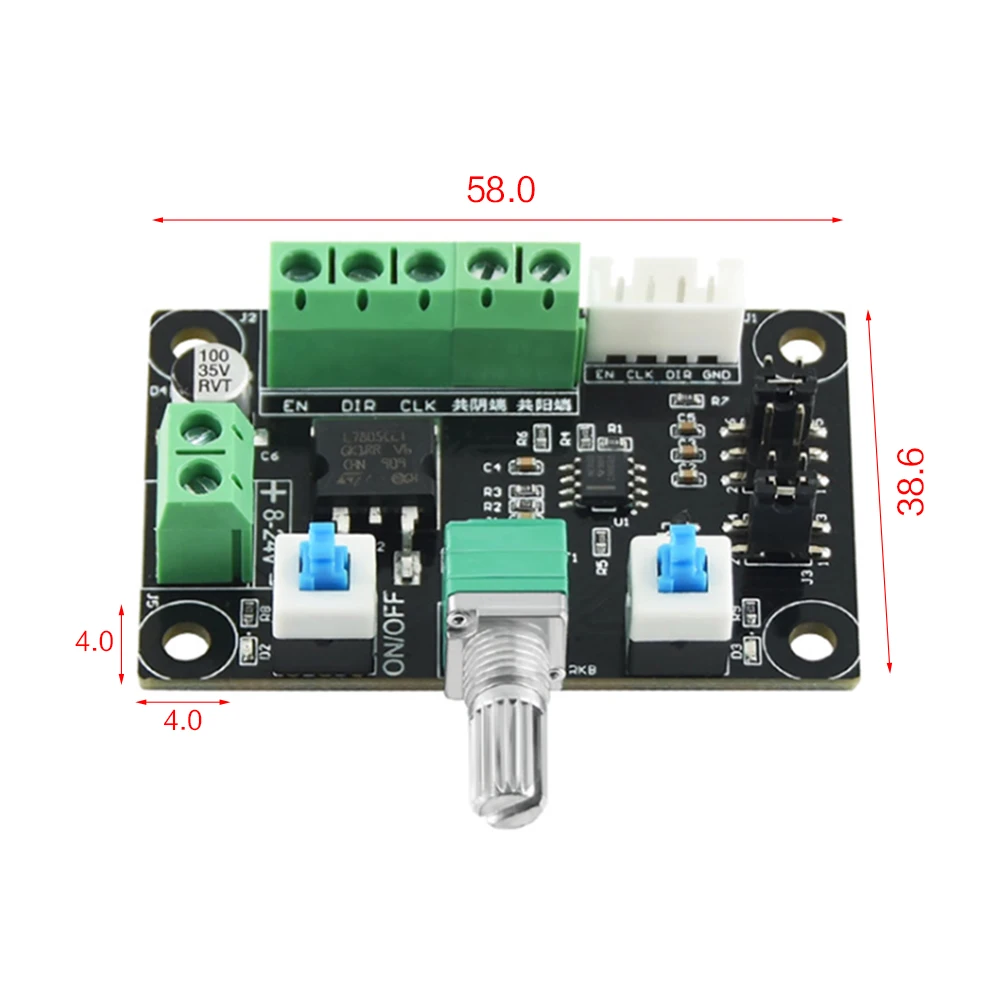 DC 12V 24V MKS OSC Stepper Motor Pulse Signal Generator Module For Stepper Motor Driver Speed Regulator
DC 12V 24V MKS OSC Stepper Motor Pulse Signal Generator Module For Stepper Motor Driver Speed Regulator