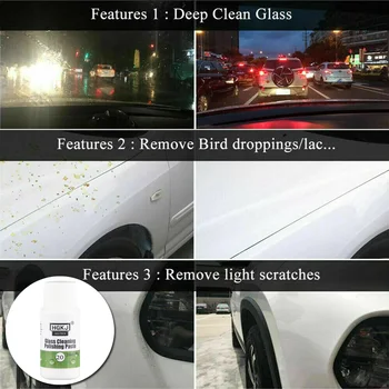 20ml Car Glass Cleaning Paste Automobile Paint Wheel Removal Headlamp Repair Crystal Plating Kit Polishing Tool
20ml Car Glass Cleaning Paste Automobile Paint Wheel Removal Headlamp Repair Crystal Plating Kit Polishing Tool