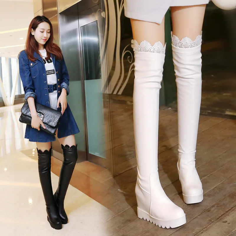 Winter New Style Slanted Heel over-the-Knee Boots Lace-up WOMEN'S Shoes 40-43 Yards Motorcycle Boots
Winter New Style Slanted Heel over-the-Knee Boots Lace-up WOMEN'S Shoes 40-43 Yards Motorcycle Boots