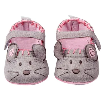 Cotton Grey Pink Cartoon Mouse soft with Pattern Shading soft sole First Walkers baby shoes
Cotton Grey Pink Cartoon Mouse soft with Pattern Shading soft sole First Walkers baby shoes