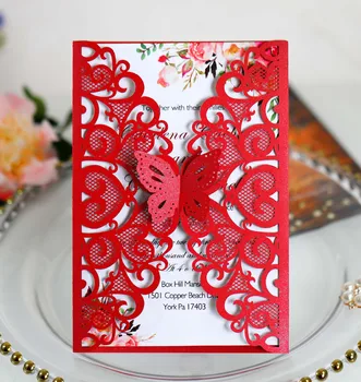 European Wedding Invitation Creative Vertical Laser Cut Butterfly Invitation Card DIY Birthday Greeting Card Thanks Cards
European Wedding Invitation Creative Vertical Laser Cut Butterfly Invitation Card DIY Birthday Greeting Card Thanks Cards