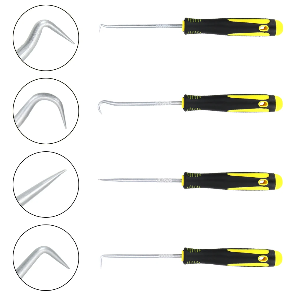 NICEYARD 4 Piece/set Car Hook Car Oil Seal Hook O-Ring Seal Remover Pick Set Hand Tool Set
NICEYARD 4 Piece/set Car Hook Car Oil Seal Hook O-Ring Seal Remover Pick Set Hand Tool Set
