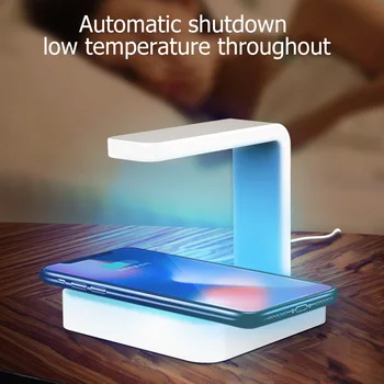 Multifunctional Ultraviolet UV Sterilizer Light Wireless Charger for Phone Multipurpose Ultraviolet Light Sterilizer
Multifunctional Ultraviolet UV Sterilizer Light Wireless Charger for Phone Multipurpose Ultraviolet Light Sterilizer
