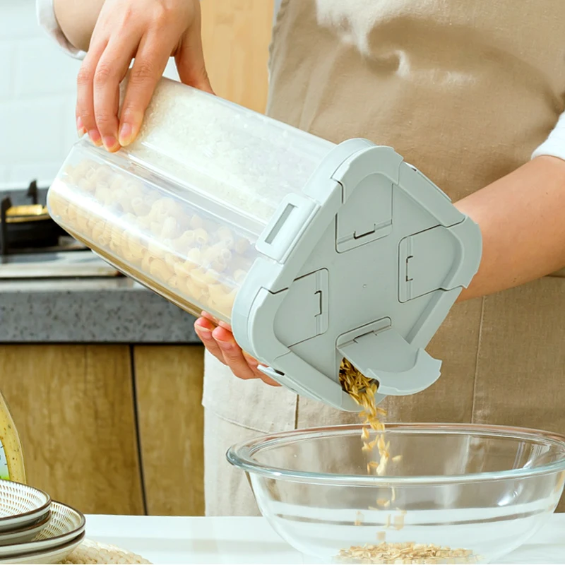 Grain Cereal Storage Box bottle plastic beans organizer jar Transparent Household Kitchen Moisture Sealing Tank mx6201024
Grain Cereal Storage Box bottle plastic beans organizer jar Transparent Household Kitchen Moisture Sealing Tank mx6201024