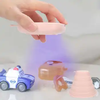 USB Rechargeable Household Portable Beauty Tools UV Cleaning Lamp Intelligent Cleaner Lamp (Pink) Nail Art Equipments 
USB Rechargeable Household Portable Beauty Tools UV Cleaning Lamp Intelligent Cleaner Lamp (Pink) Nail Art Equipments