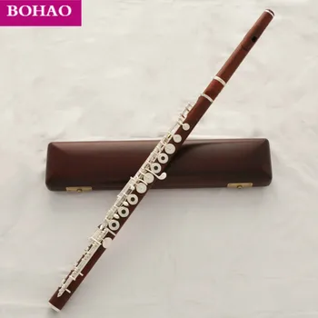 Professional Grenadilla Rose Wooden Flute Open Hole B foot Split E New Wood Case
Professional Grenadilla Rose Wooden Flute Open Hole B foot Split E New Wood Case