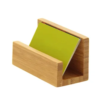 Bamboo Wood Desktop Business Card Holder for Desk Sturdy Business Card Display Stand for Office Suitable for Men Women 
Bamboo Wood Desktop Business Card Holder for Desk Sturdy Business Card Display Stand for Office Suitable for Men Women