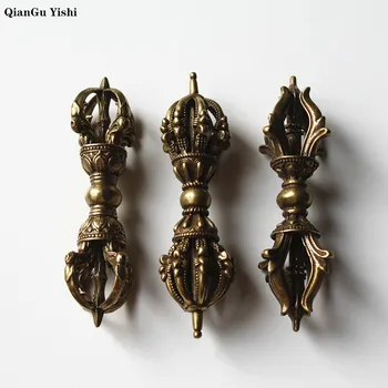 Copper Buddhism Dorje Cross Vajry Pestle Keychain Pendant Vintage Brass Metal Key Chains Bag Charm Key Rings Artwork Collection
Copper Buddhism Dorje Cross Vajry Pestle Keychain Pendant Vintage Brass Metal Key Chains Bag Charm Key Rings Artwork Collection