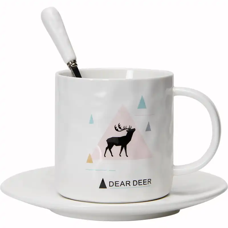 present ceramic creative mug tea cup milk coffee drinkware gift
