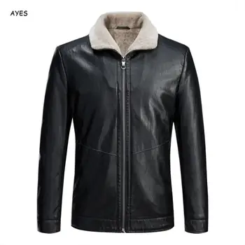 Men's Leather Pu Jacket Men Leather Jackets 2019 Winter Pu Basic Jacket Male Classic Motorcycle Male Inside Thicken Fleece Coats
Men's Leather Pu Jacket Men Leather Jackets 2019 Winter Pu Basic Jacket Male Classic Motorcycle Male Inside Thicken Fleece Coats