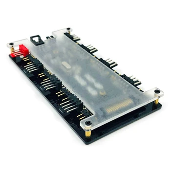 RGB LED Hub Extension Cable Remote Control PWM Fan Hub 8 Port 4-Pin Power PWM Fan 3-Pin Addressable RGB LED Hub
RGB LED Hub Extension Cable Remote Control PWM Fan Hub 8 Port 4-Pin Power PWM Fan 3-Pin Addressable RGB LED Hub