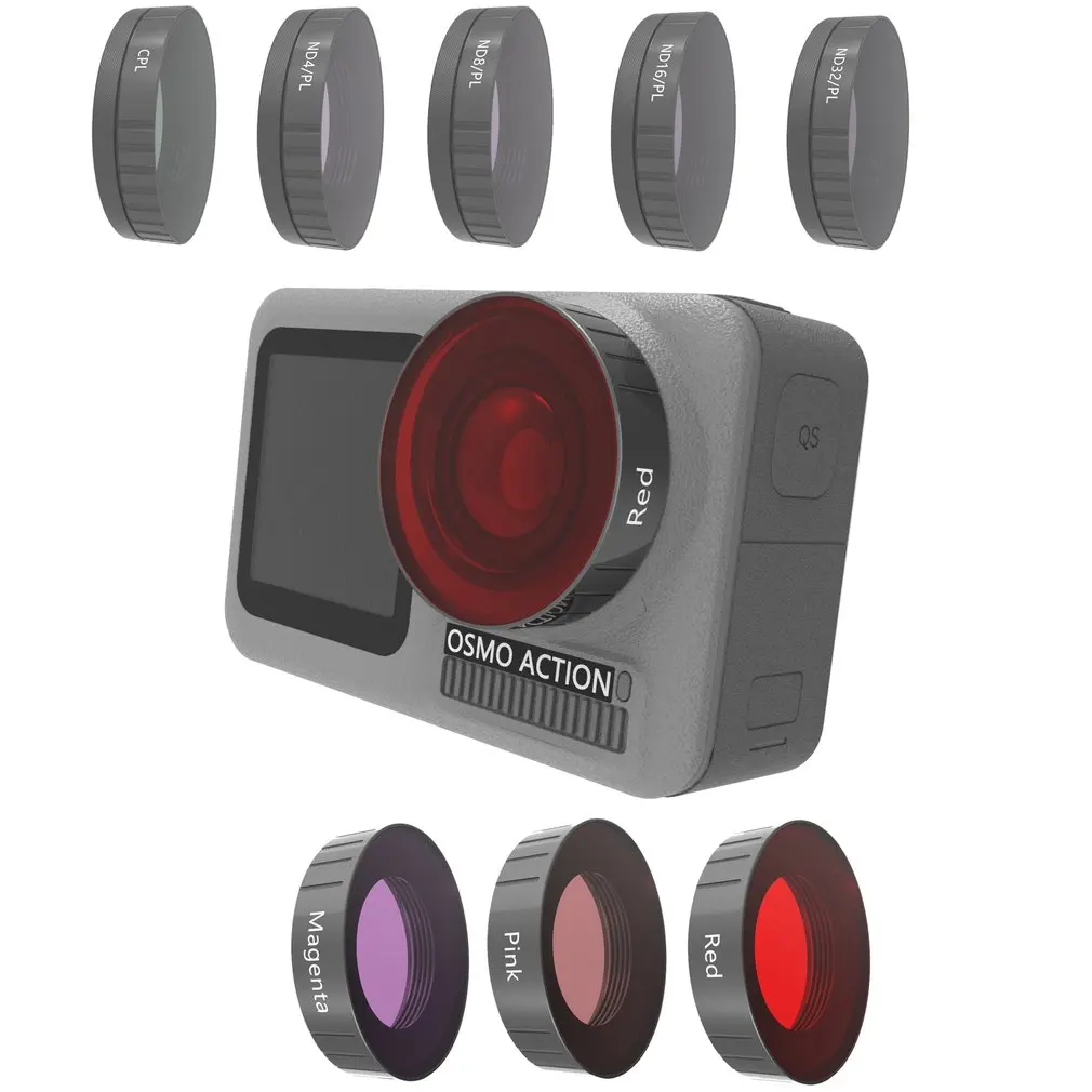 Osmo Action Filter FS ND4/8/16/32/64/PL Optical Glass Lens Filters For DJI Osmo Action Sport Camera Lenses FS UV CPL ND Filter
Osmo Action Filter FS ND4/8/16/32/64/PL Optical Glass Lens Filters For DJI Osmo Action Sport Camera Lenses FS UV CPL ND Filter