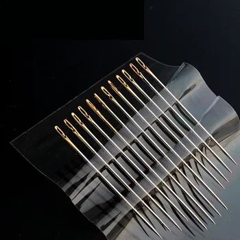 12pcs/set Blind Needles Gold Tail Multi-size Side Opening Stainless Steel Darning Hand Sewing Needles Embroidery Tool DIY Needle
12pcs/set Blind Needles Gold Tail Multi-size Side Opening Stainless Steel Darning Hand Sewing Needles Embroidery Tool DIY Needle