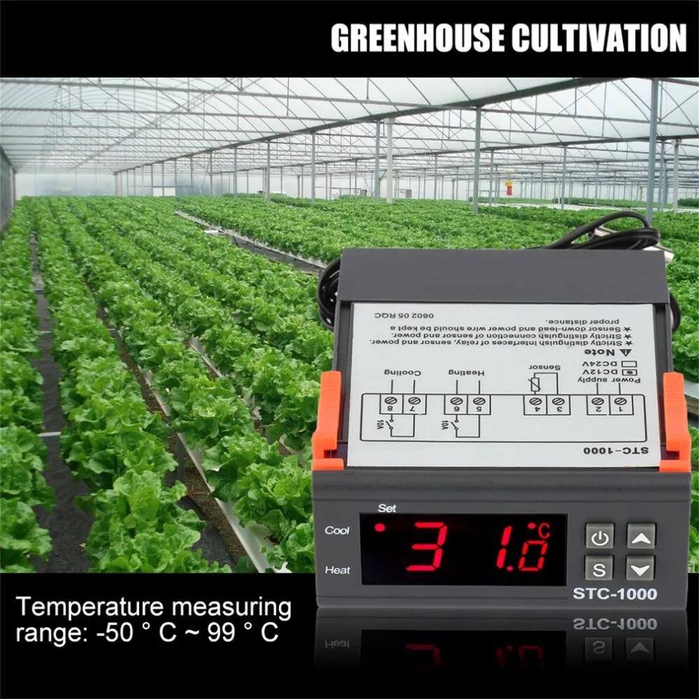 Newest Temperature Controller Thermostat Aquarium STC1000 Incubator Cold Chain Temp Wholesale Laboratories Temperature
Newest Temperature Controller Thermostat Aquarium STC1000 Incubator Cold Chain Temp Wholesale Laboratories Temperature