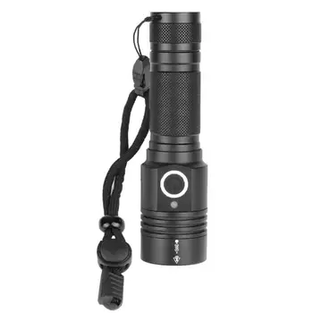 Waterproof Portable XHP90LED Small Flashlights Rechargeable Smart USB Flashlight Adjustable Far and Near Lighting Zoom
Waterproof Portable XHP90LED Small Flashlights Rechargeable Smart USB Flashlight Adjustable Far and Near Lighting Zoom