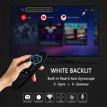 G10S Pro Voice Remote Control 2.4G Wireless Air Mouse Microphone Gyroscope IR Learning for Android TV Box HK1 H96 Max X96 mini
G10S Pro Voice Remote Control 2.4G Wireless Air Mouse Microphone Gyroscope IR Learning for Android TV Box HK1 H96 Max X96 mini