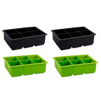 Ice Cube Trays,Silicone Sphere Ice Maker Large Square Ice Cube Molds For Whiskey and Cocktails Set Of 2
Ice Cube Trays,Silicone Sphere Ice Maker Large Square Ice Cube Molds For Whiskey and Cocktails Set Of 2