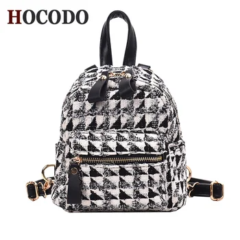 HOCODO Small Backpack Women Wool Plaid Mini Backpack Fashion Ladies Shoulder Bags Soft Touch Zipper Backpack Female Travel Bag 
HOCODO Small Backpack Women Wool Plaid Mini Backpack Fashion Ladies Shoulder Bags Soft Touch Zipper Backpack Female Travel Bag