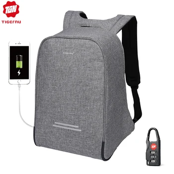 Tigernu Anti theft Women 15.6inch USB Charging Laptop Durable Backpacks Women Mochila Large Capacity Casual SchoolBags Female 
Tigernu Anti theft Women 15.6inch USB Charging Laptop Durable Backpacks Women Mochila Large Capacity Casual SchoolBags Female