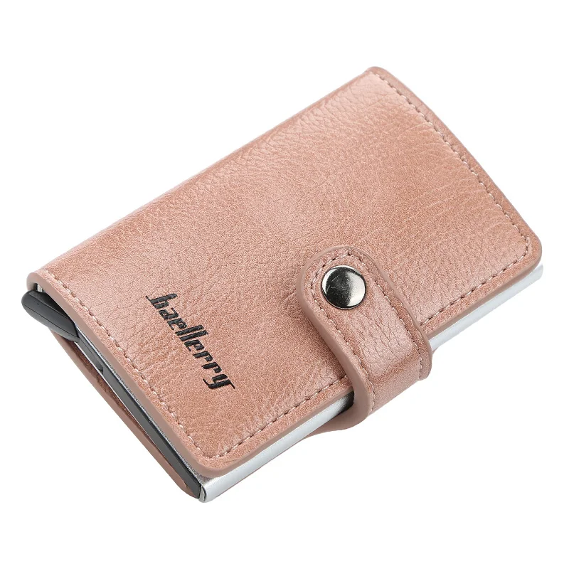Women Anti Rfid ID Credit Card Holder Case Wallet Leather Business Bank Card Holder Pink Automatic Metal Cardholder Men's Purse
Women Anti Rfid ID Credit Card Holder Case Wallet Leather Business Bank Card Holder Pink Automatic Metal Cardholder Men's Purse
