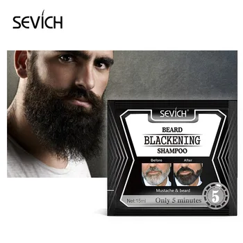 Sevich 5Mins Blackening Beard Shampoo Dye Beard Into Black 15ml Herb Natural Faster Blackening Beard Coloring Grey Removal TSLM2
Sevich 5Mins Blackening Beard Shampoo Dye Beard Into Black 15ml Herb Natural Faster Blackening Beard Coloring Grey Removal TSLM2