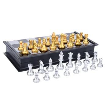 Portable Magnetic Chess Foldable Chess Board Chess Pieces Set With Chessboard Box For Travel Kids Game Supplies
Portable Magnetic Chess Foldable Chess Board Chess Pieces Set With Chessboard Box For Travel Kids Game Supplies
