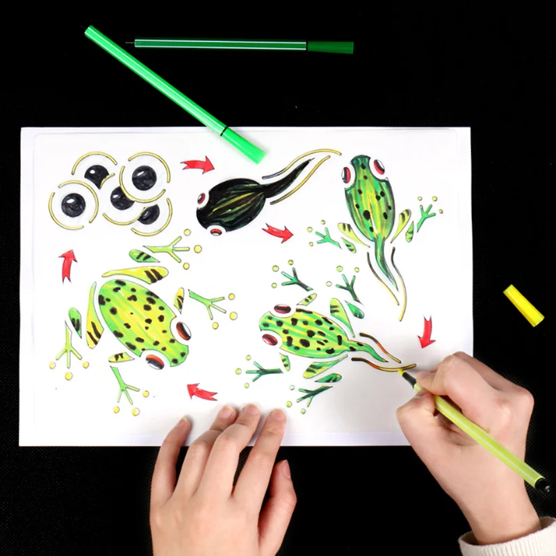 1pc Stencils Frog Tadpole PaintingTemplate Reusable DIY Scrapbooking Album Decorative Bullet Journal Stencils Drawing Template
1pc Stencils Frog Tadpole PaintingTemplate Reusable DIY Scrapbooking Album Decorative Bullet Journal Stencils Drawing Template
