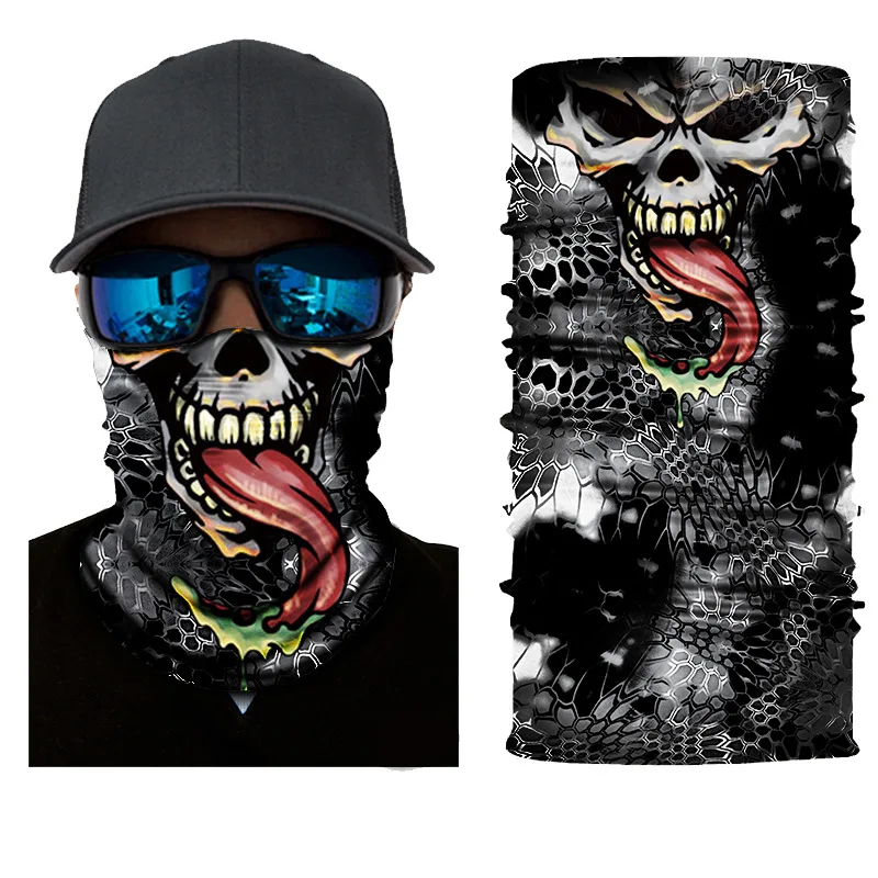 Hip Hop Python Pattern Skull Variety Seamless Magic Turban Outdoor Sun and Windproof Funny Riding Mask Bib Neck Warmer
Hip Hop Python Pattern Skull Variety Seamless Magic Turban Outdoor Sun and Windproof Funny Riding Mask Bib Neck Warmer