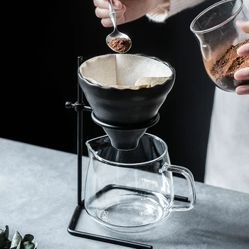 Hand-Made Coffee Kettle Filter Apparatus Set 700ml Coffee Filter Cup Filter Holder Sharing Pot Over Coffee Maker
Hand-Made Coffee Kettle Filter Apparatus Set 700ml Coffee Filter Cup Filter Holder Sharing Pot Over Coffee Maker