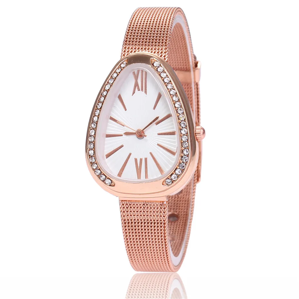 Luxury Ladies' Watch Fashion Rose Gold wang dai biao Cool Triangular Diamond Set Quartz Watch Women's Decoration Watch
Luxury Ladies' Watch Fashion Rose Gold wang dai biao Cool Triangular Diamond Set Quartz Watch Women's Decoration Watch