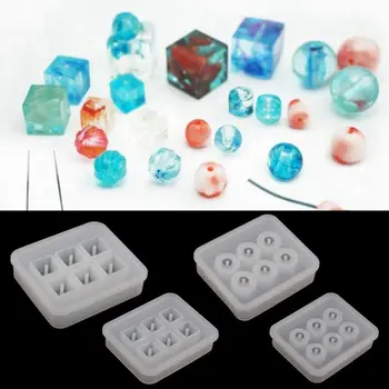 4Pcs Round Square Silicone Bead Mold Mould with Hanging Holes for Jewelry Pendant Bangle Bracelet Making Mold DIY Hand Craft Too
4Pcs Round Square Silicone Bead Mold Mould with Hanging Holes for Jewelry Pendant Bangle Bracelet Making Mold DIY Hand Craft Too