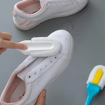 Soft Bristle Cleaning Shoe Brushes Hanging Design Double Head Long Handle Cleaning Curved Brush Head Household Cleaning Tools
Soft Bristle Cleaning Shoe Brushes Hanging Design Double Head Long Handle Cleaning Curved Brush Head Household Cleaning Tools