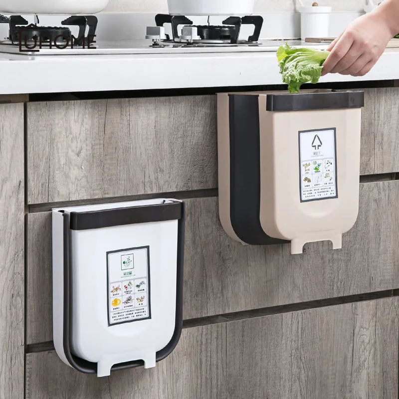 Kitchen Cabinet Door Hanging Trash Foldable Garbage Bin Can Rubbish Container Wall Mounted Storage Boxes Cupboard Hanging Cans
Kitchen Cabinet Door Hanging Trash Foldable Garbage Bin Can Rubbish Container Wall Mounted Storage Boxes Cupboard Hanging Cans