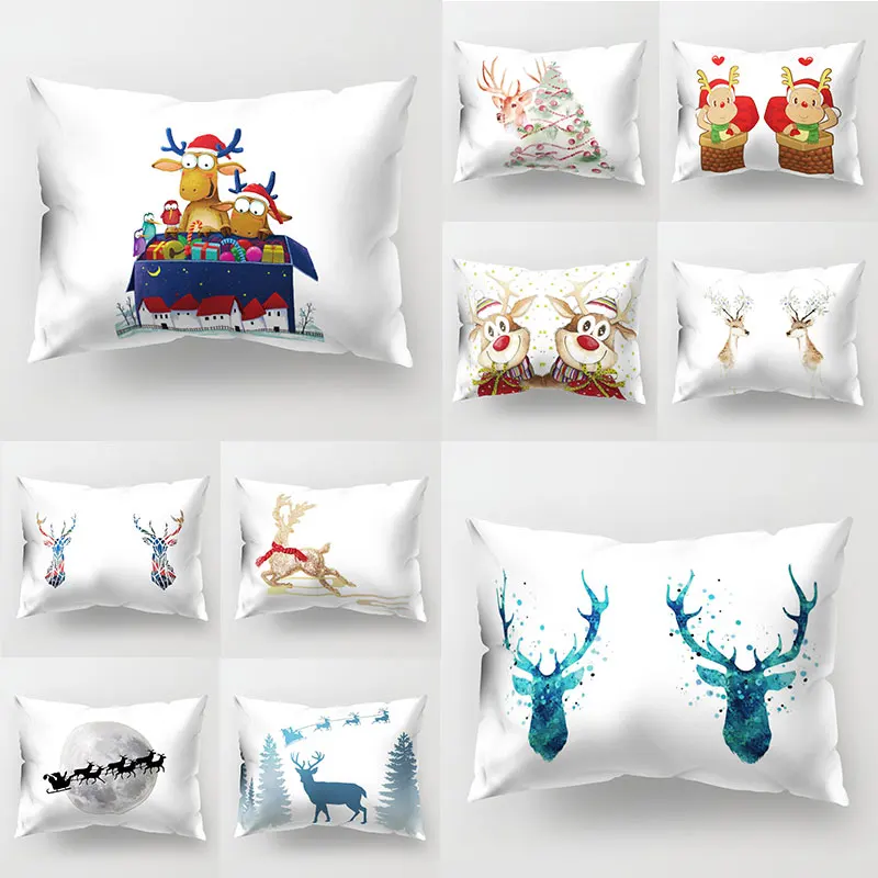 Christmas Decor Cushion Cover Cartoon Pillow Case Decorative 30*50cm Durable Pillowslip Cute Soft Throw Pillows Covers
Christmas Decor Cushion Cover Cartoon Pillow Case Decorative 30*50cm Durable Pillowslip Cute Soft Throw Pillows Covers