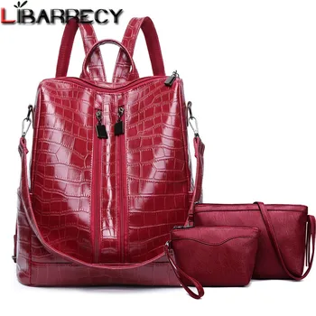 2020 Women's Designer Luxury Stone Pattern Pu Leather Backpacks Fashion Elegant Composite Bag Large Capacity Travel Shoulder Bag
2020 Women's Designer Luxury Stone Pattern Pu Leather Backpacks Fashion Elegant Composite Bag Large Capacity Travel Shoulder Bag