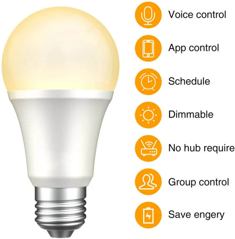 Smart WiFi Alexa Light Bulbs, LED RGB Color Changing Bulbs, Works with Alexa, Echo, Google Home & Siri, 2.4GHz WiFi Magic Home
Smart WiFi Alexa Light Bulbs, LED RGB Color Changing Bulbs, Works with Alexa, Echo, Google Home & Siri, 2.4GHz WiFi Magic Home