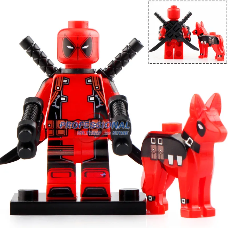20PCS KT1030 Super hero action figures Deadpool with dog Iron Man War Machine Deadpool building blocks bricks toys for Kids
20PCS KT1030 Super hero action figures Deadpool with dog Iron Man War Machine Deadpool building blocks bricks toys for Kids