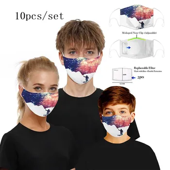 10pcs/set Adult Children Mask 5 layers filterDustproof 3D printed Filter Mask Protective Mask
10pcs/set Adult Children Mask 5 layers filterDustproof 3D printed Filter Mask Protective Mask