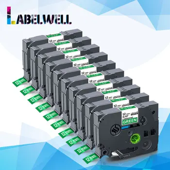 Labelwell 10PK Tze-735 White on Green for Brother Tze735 Tze 735 12mm Laminated Label Tapes for Brother P Touch Label Maker
Labelwell 10PK Tze-735 White on Green for Brother Tze735 Tze 735 12mm Laminated Label Tapes for Brother P Touch Label Maker