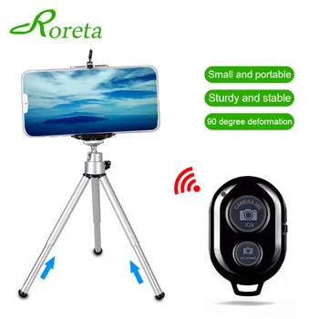 Roreta Mini Tripod With Bluetooth Remote selfie monopod Table Desk Tripod Phone Holder Stand For iPhone Samsung Xiaomi Huawei
Roreta Mini Tripod With Bluetooth Remote selfie monopod Table Desk Tripod Phone Holder Stand For iPhone Samsung Xiaomi Huawei