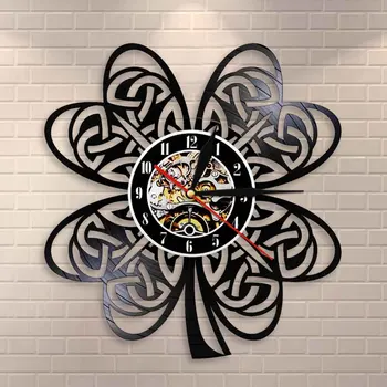 Irish Clover Leaf Shamrock Wall Clock Ireland Flag Knot Retro Vinyl Record Wall Clock ireland Pride St Patricks Day Gift
Irish Clover Leaf Shamrock Wall Clock Ireland Flag Knot Retro Vinyl Record Wall Clock ireland Pride St Patricks Day Gift