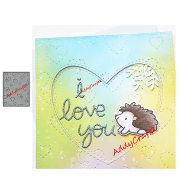 2020 new Metal cutting dies Heart background plate mold Scrapbook paper craft knife mould blade punch stencils die 
2020 new Metal cutting dies Heart background plate mold Scrapbook paper craft knife mould blade punch stencils die