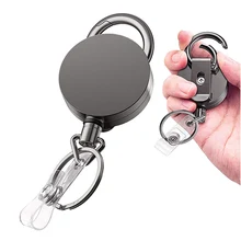 New Wire Rope Camping Telescopic Burglar Chain Key Holder Tactical Keychain Outdoor Key Ring Return Retractable Key Chain
New Wire Rope Camping Telescopic Burglar Chain Key Holder Tactical Keychain Outdoor Key Ring Return Retractable Key Chain