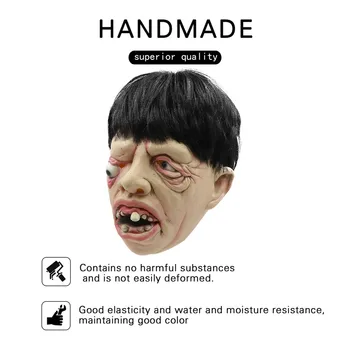 Novelty Horror Mask Costume Scary Natural Latex Cuttable Face Cover Toys Headge Halloween Adult Decoration for Party Carnival
Novelty Horror Mask Costume Scary Natural Latex Cuttable Face Cover Toys Headge Halloween Adult Decoration for Party Carnival