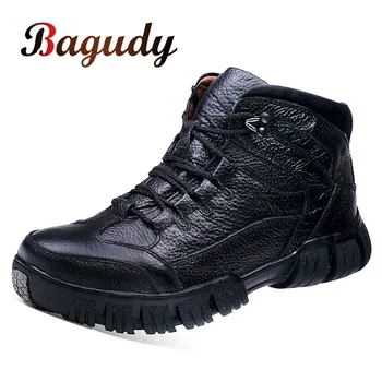 Men's Ankle Boots Winter Genuine Leather Snow Boots for Men Warm Fur&Plush Fashion Men Casual Boots Men Military Fur Boots Big
Men's Ankle Boots Winter Genuine Leather Snow Boots for Men Warm Fur&Plush Fashion Men Casual Boots Men Military Fur Boots Big