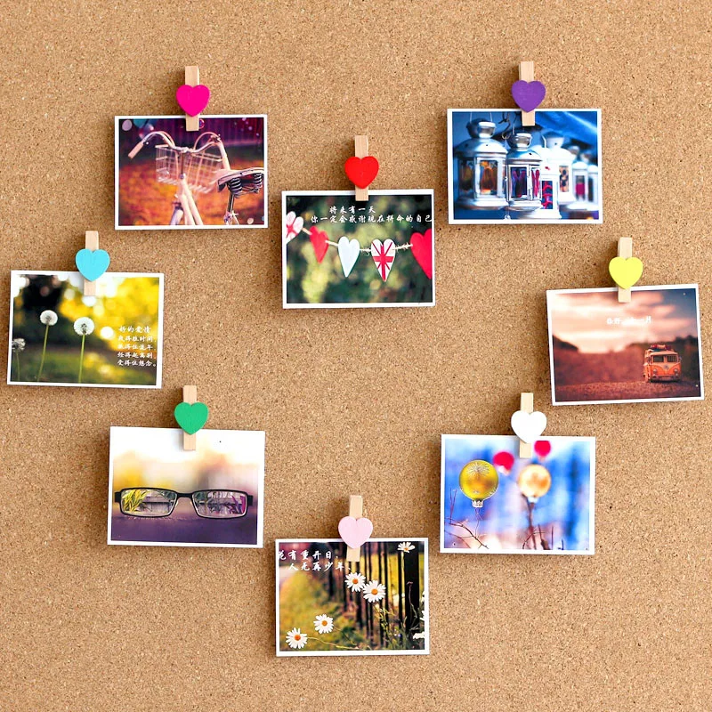 20pcs Wooden Clips Pushpins Colored Thumbtacks Push Pins for Cork Board Creative Message Board Photo Wall Decorative Note Clips
20pcs Wooden Clips Pushpins Colored Thumbtacks Push Pins for Cork Board Creative Message Board Photo Wall Decorative Note Clips