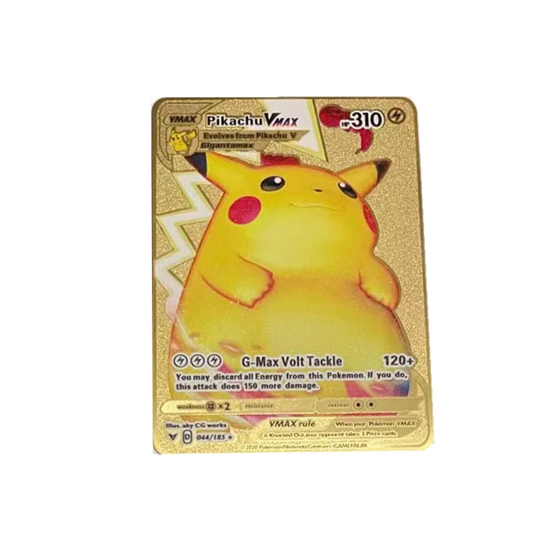 Trick or Treat Alliance Mall10 Styles New English Version Pokemon Golden  Card Pikachu VMAX Card Battle Carte Game Toy | Daraz.com.bd