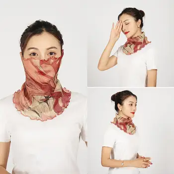 Hanging Ear Veil Scarf Summer Sun Protection Overhead Scarf Summer Face sunscreen air conditioning windscreen Cover scarf H T6E7 
Hanging Ear Veil Scarf Summer Sun Protection Overhead Scarf Summer Face sunscreen air conditioning windscreen Cover scarf H T6E7